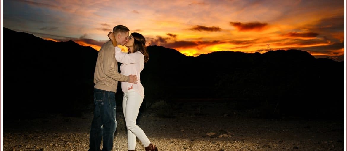 engagement, cyndi hardy photography, photography, photographer, phoenix, arizona, sunset, desert