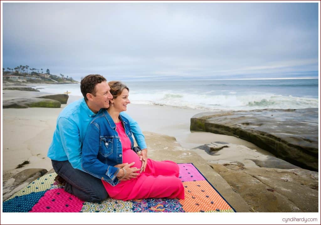 maternity, cyndi hardy photography, photography, photographer, portrait, la jolla, california, beach, ocean