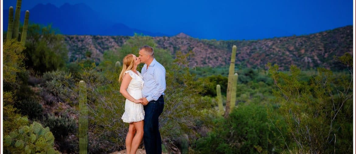 engagement, cyndi hardy photography, photography, photographer, photos, fountain hills, arizona, saguaro, lake, desert, rain